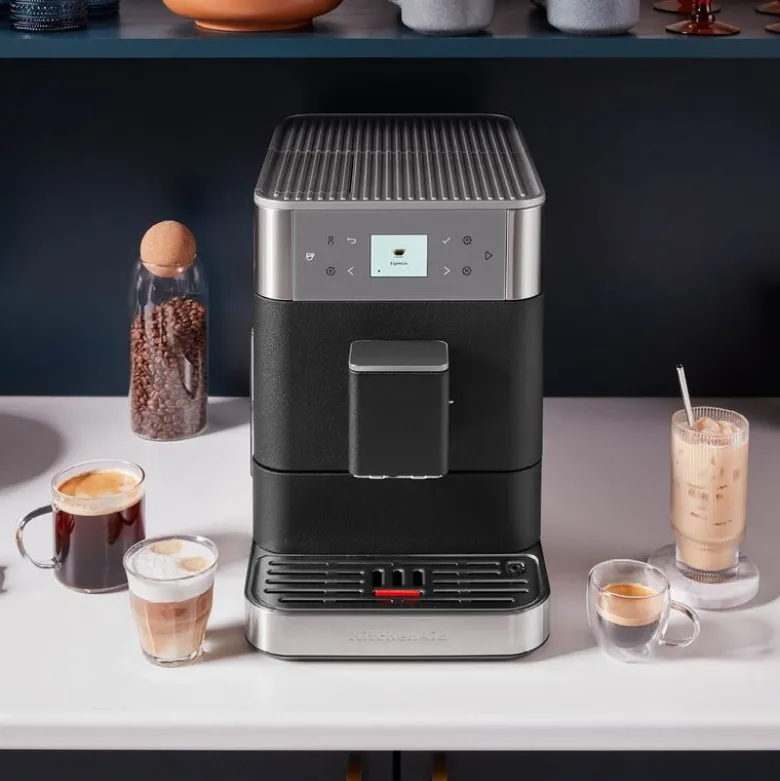 Espressomaskin helautomatisk KF6 cast iron black
