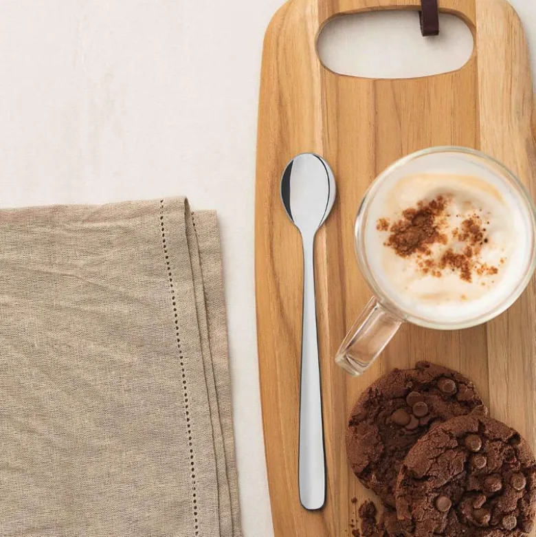 Essentials latteskje 6 stk blank