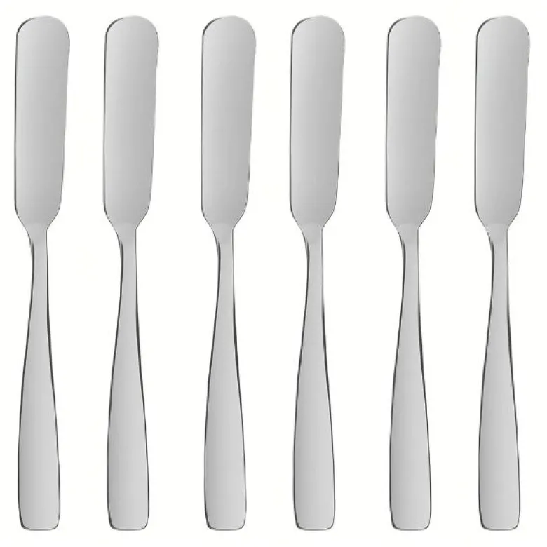 Essentials smørekniv 6 stk blank