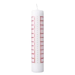 Eva kalenderlys 2026 25 cm rød