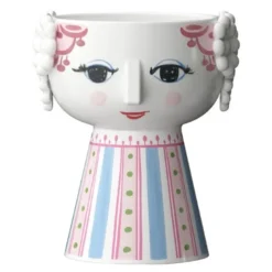 Eva lysestake 9,5 cm pink