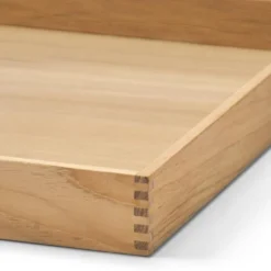 Even teak brett small 30x30 cm nupo lys grå