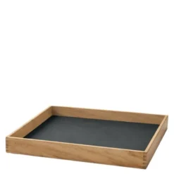 Even teak brett small 30x30 cm nupo antrasitt