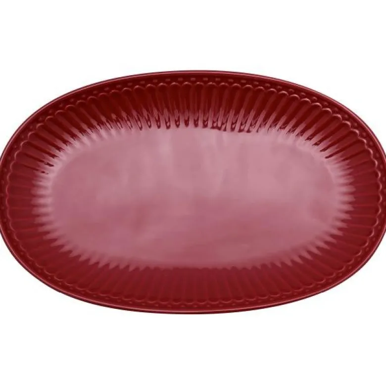 Everyday Alice kakefat 23 cm dark red