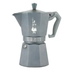 Exclusive espressokanne 6 kopper 27 cl silver grey