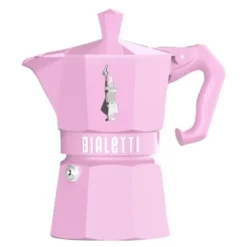 Exclusive Moka Express 3 kopper 13 cl rosa