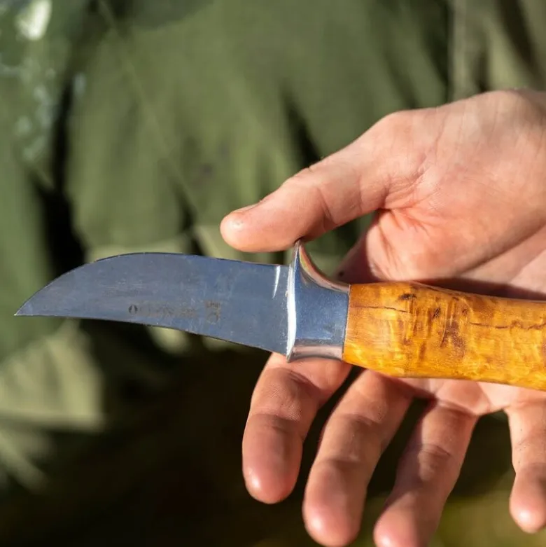 Falken jaktkniv 19,5 cm masurbjørk