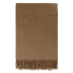 Falketind ullpledd 120x180 cm lys karamell