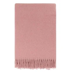 Falketind ullpledd 120x180 cm varm rosa