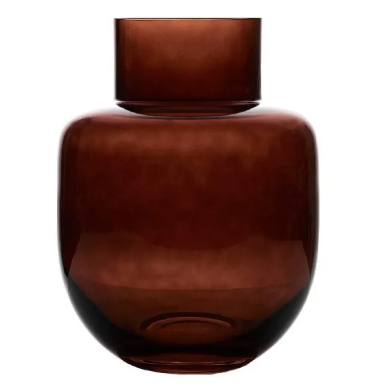 Family vase 26x18,5 cm brun