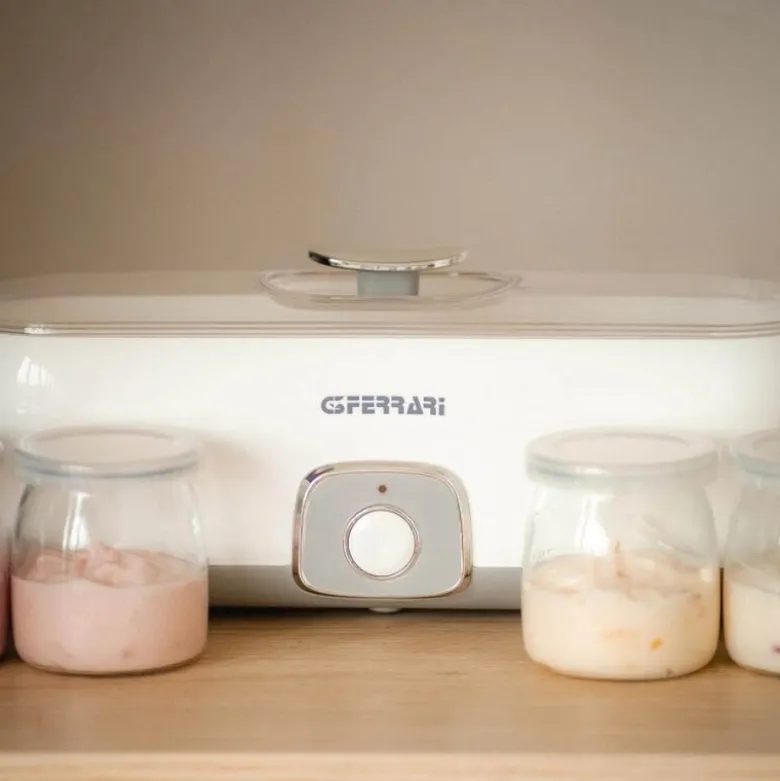 Fermento 4 yoghurt maker med 4 glass hvit