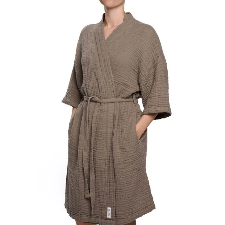 FINE badekåpe M/L clay