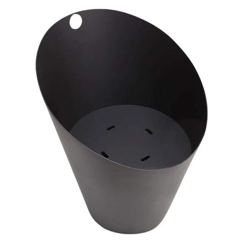 Fire pot ildsted 45 cm svart