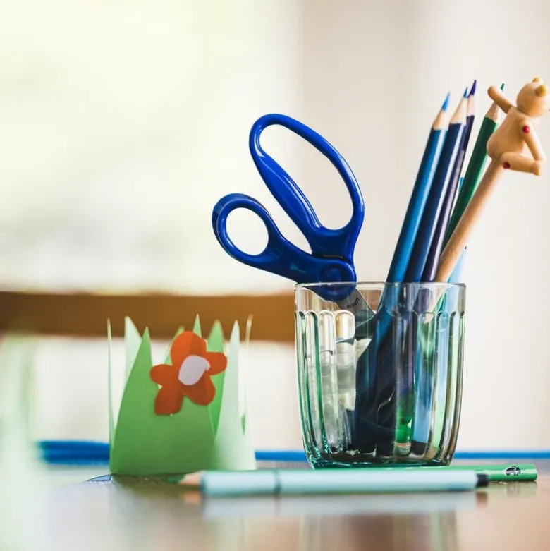 Fiskars Kids saks 6+ år 13 cm blå
