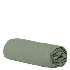 Flanell formsydd laken 90x200x25 cm dempet grønn