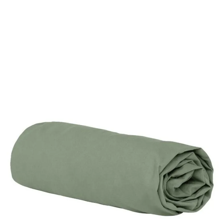 Flanell formsydd laken 90x200x25 cm dempet grønn