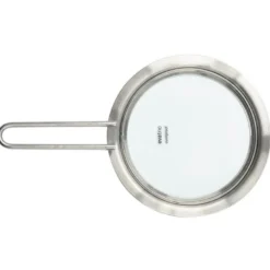 Flatt lokk 13 cm glass