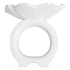 Flora serviettring 6 cm hvit