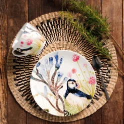 Florytale tallerken 21 cm Puffin