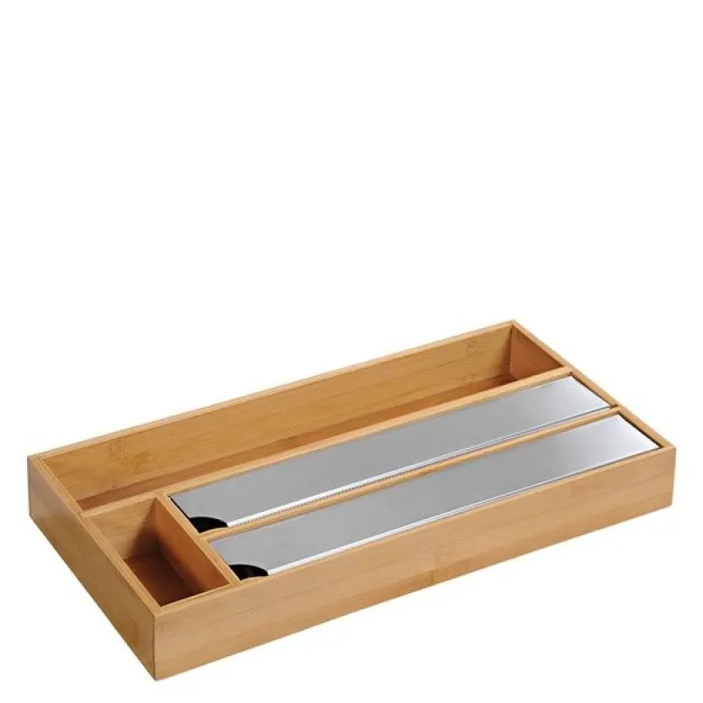 Foliedispenser 42x19x5,4 cm bambus