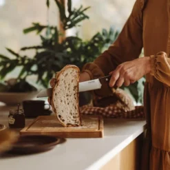 Folken brødkniv 21 cm tre/stål