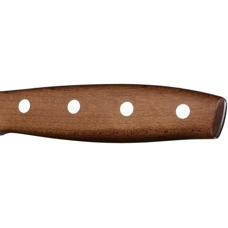 Folken grønnsakskniv 7 cm tre/stål