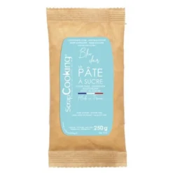 Fondant 250 g lys blå
