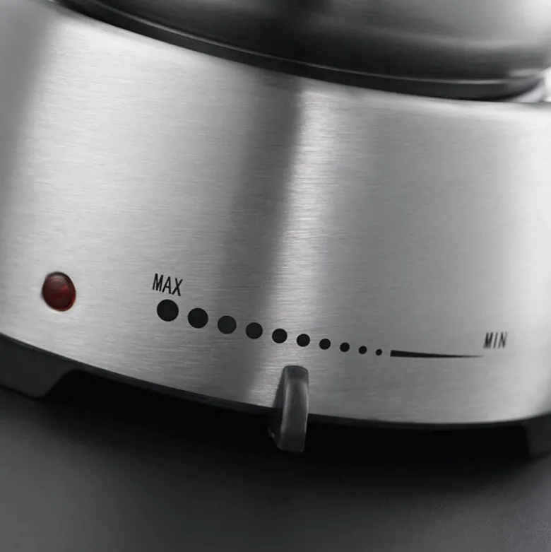 Fondue 1,7L 1200W rustfritt stål