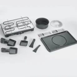 Fondue-raclette kombinert 2-i-1 RG 2347 svart