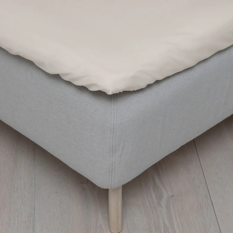 Formsydd laken 180x200 cm lys beige
