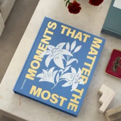 Fotoalbum Moments that matters the most blå