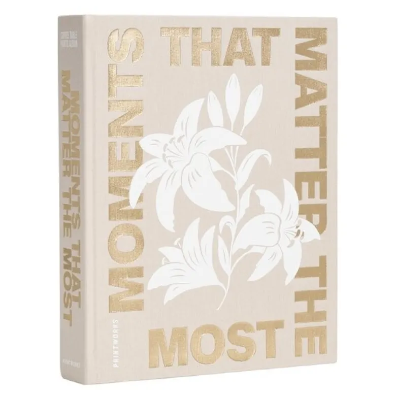 Fotoalbum moments that matters the most beige