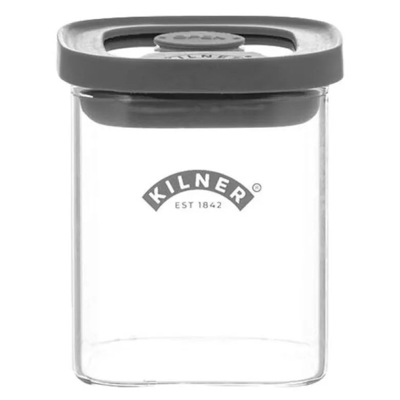 Fresh krydderkrukke 160 ml glass/grå