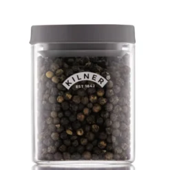 Fresh krydderkrukke 160 ml glass/grå