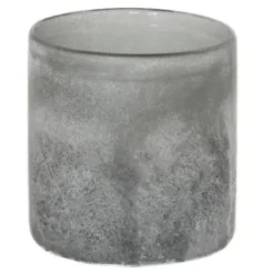 Frost lyslykt 9x9 cm grey