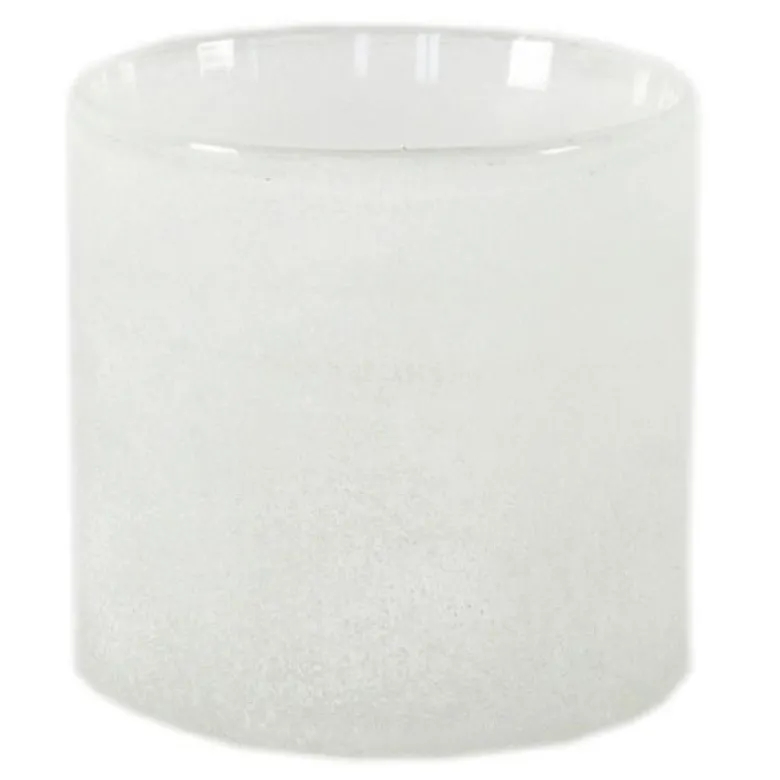 Frost lyslykt 12x12 cm white