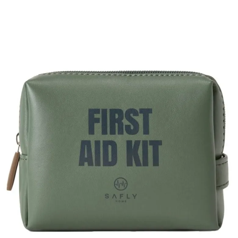 Førstehjelpsskrin To-Go 14x4,5x11 cm mosegrønn
