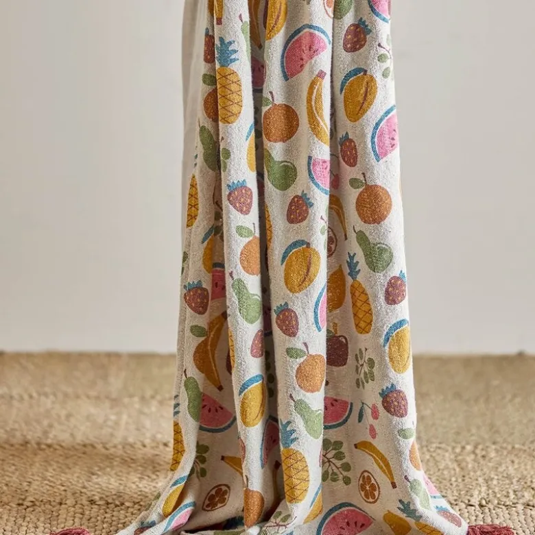 Fruitta pledd 160x130 cm frukt