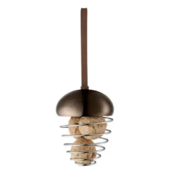Fuglemater Ornament eikenøtt 15 cm brown