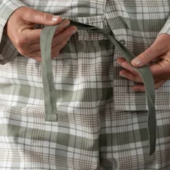 Gabriel flanell pyjamas dame str S dempet grønn