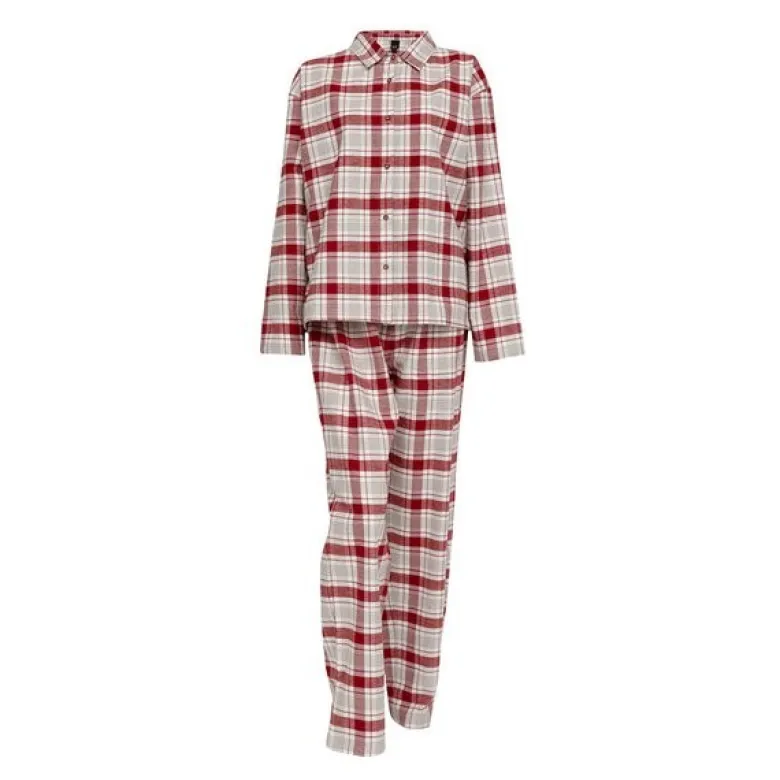 Gabriel flanell pyjamas dame str XL rød