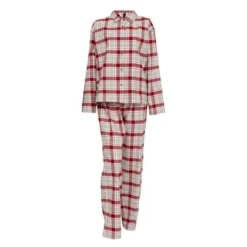 Gabriel flanell pyjamas dame str S rød