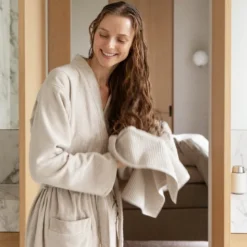 Gaia badekåpe S/M sand
