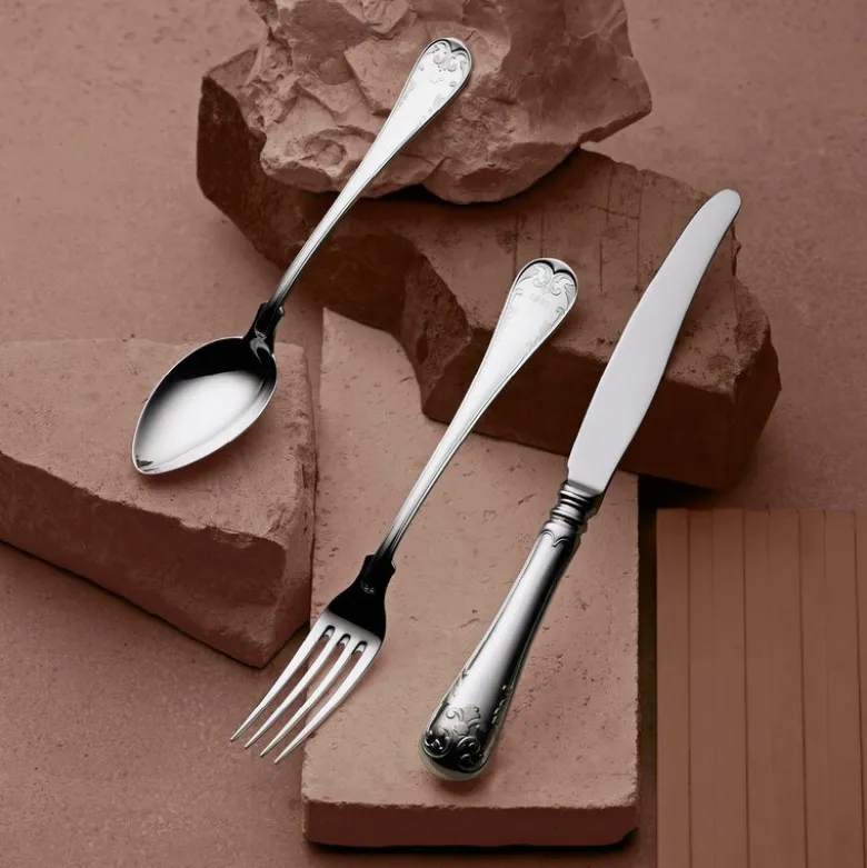 Gammal Fransk dessertskje 18,3 cm 830
