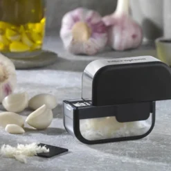 Garlic hvitløksrasp svart/stål