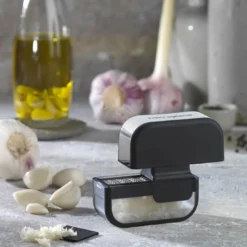 Garlic hvitløksrasp svart/stål
