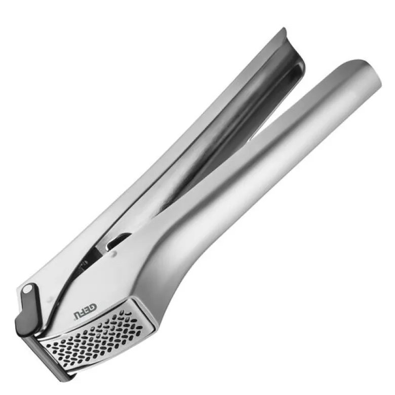 Garlico hvitløkspresse 20,6 cm stål/svart