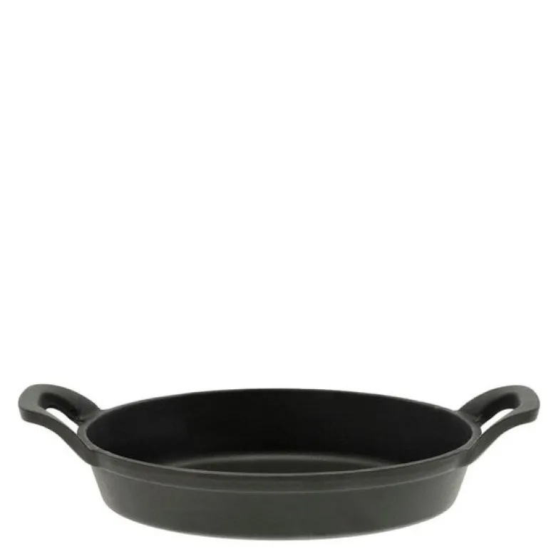 Garonne Mini støpejernspanne oval 2 grep 21x15 cm