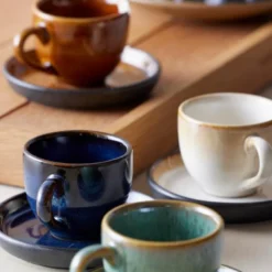 Gastro espressokopp m/skål 7 cl brun/svart