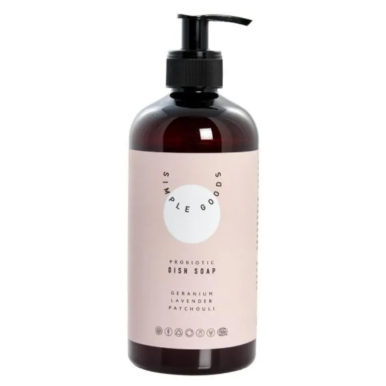 Geranium oppvasksåpe 450 ml pumpeflaske lys rosa
